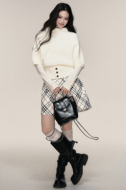 Style Sweater And Skirt Set-Up