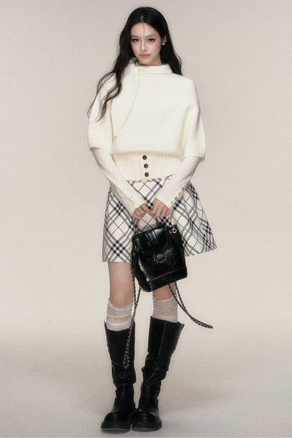 Style Sweater And Skirt Set-Up