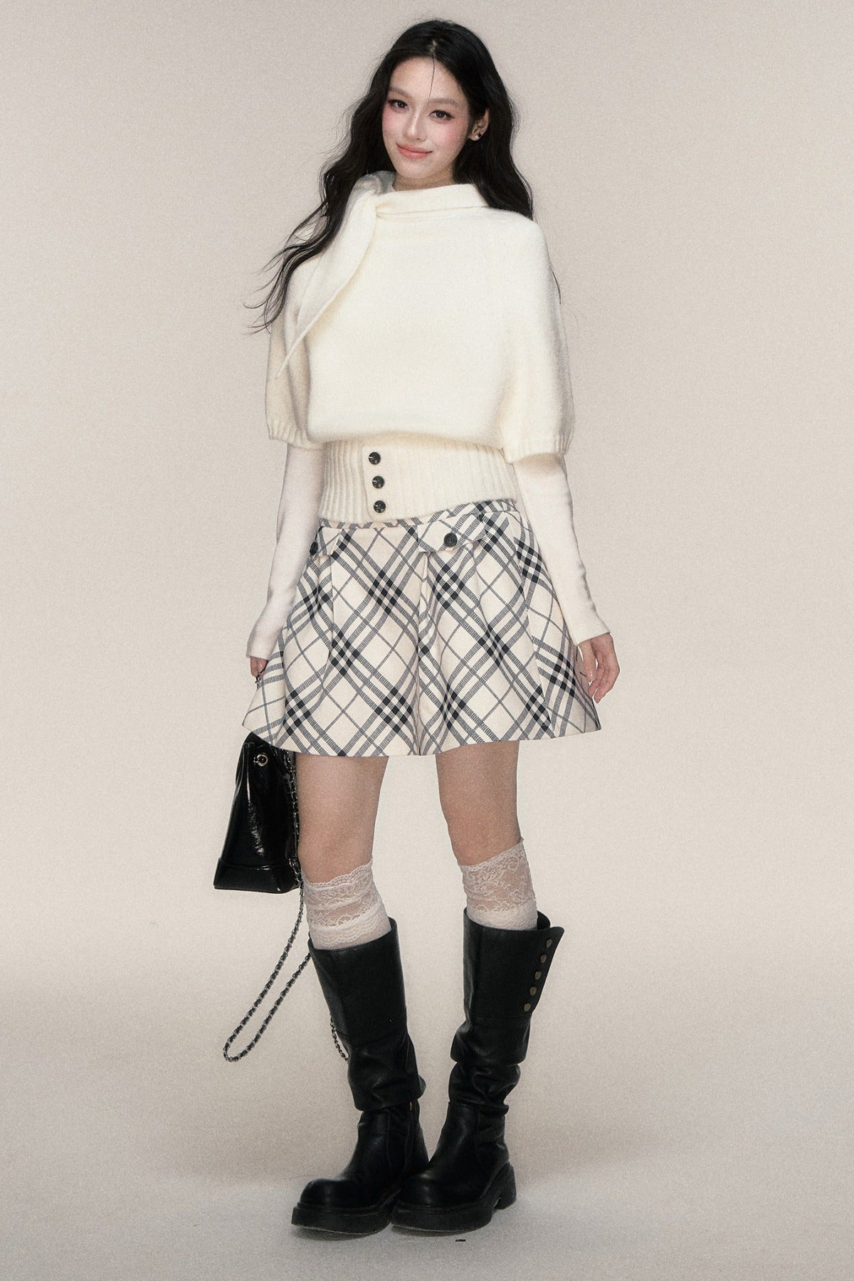 Style Sweater And Skirt Set-Up