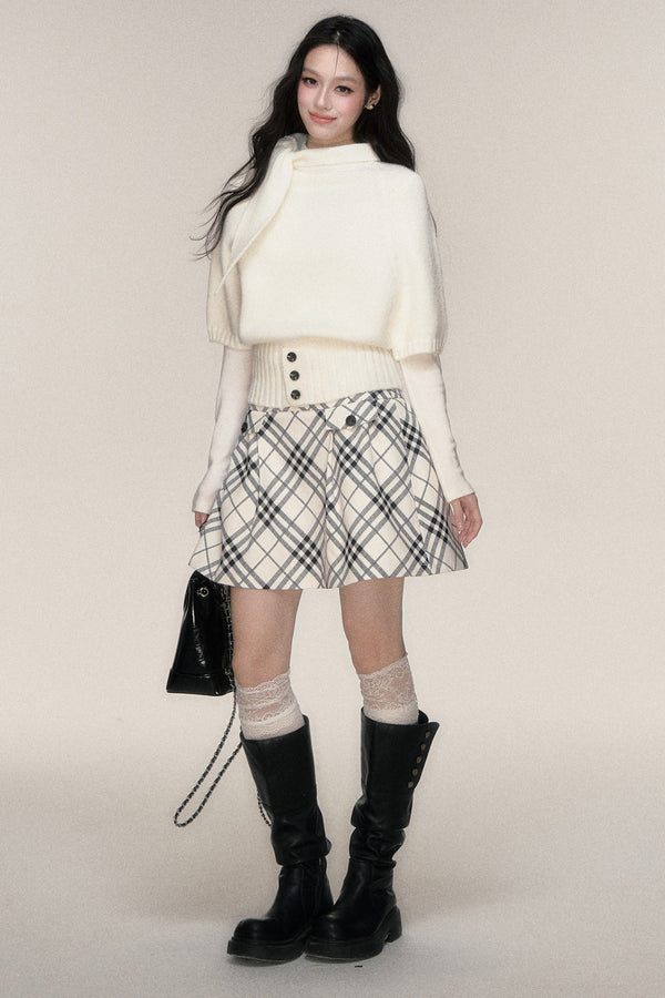 Style Sweater And Skirt Set-Up