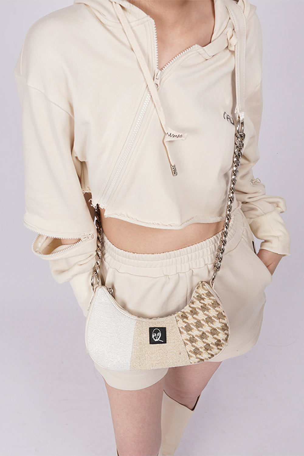 Borsa a tracolla color block Wild