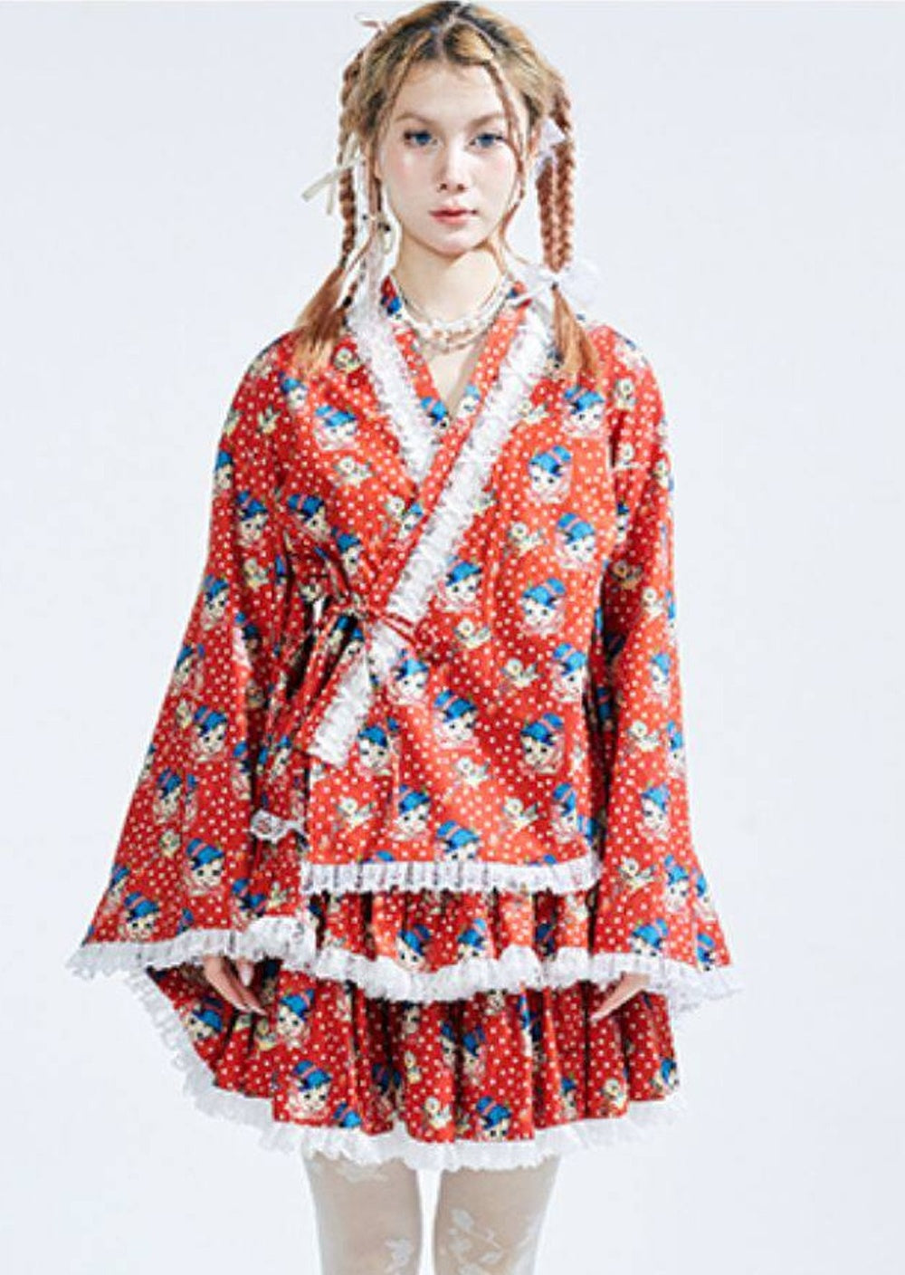 Showa Retro Lolita Half Skirt