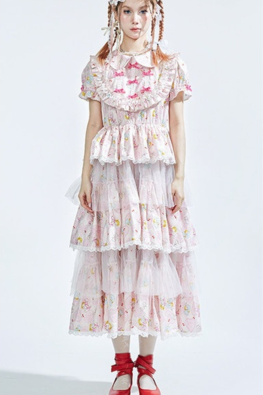 Showa-Era Pink Lolita Dress
