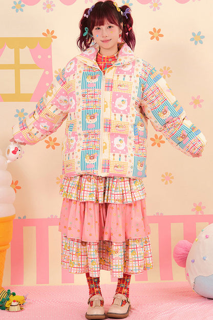 Showa Shop piumino d'anatra bianco