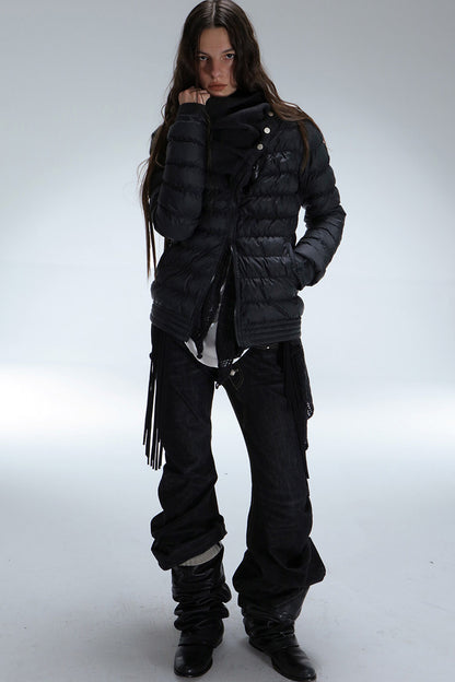 Ribbed Down Jacket