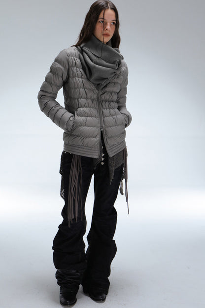 Ribbed Down Jacket