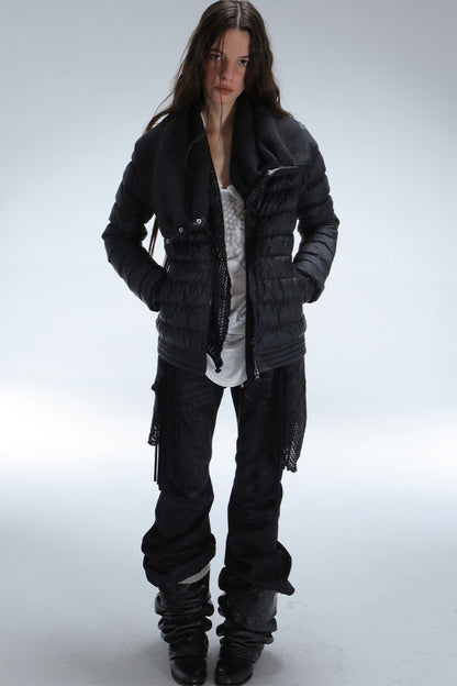 Ribbed Down Jacket