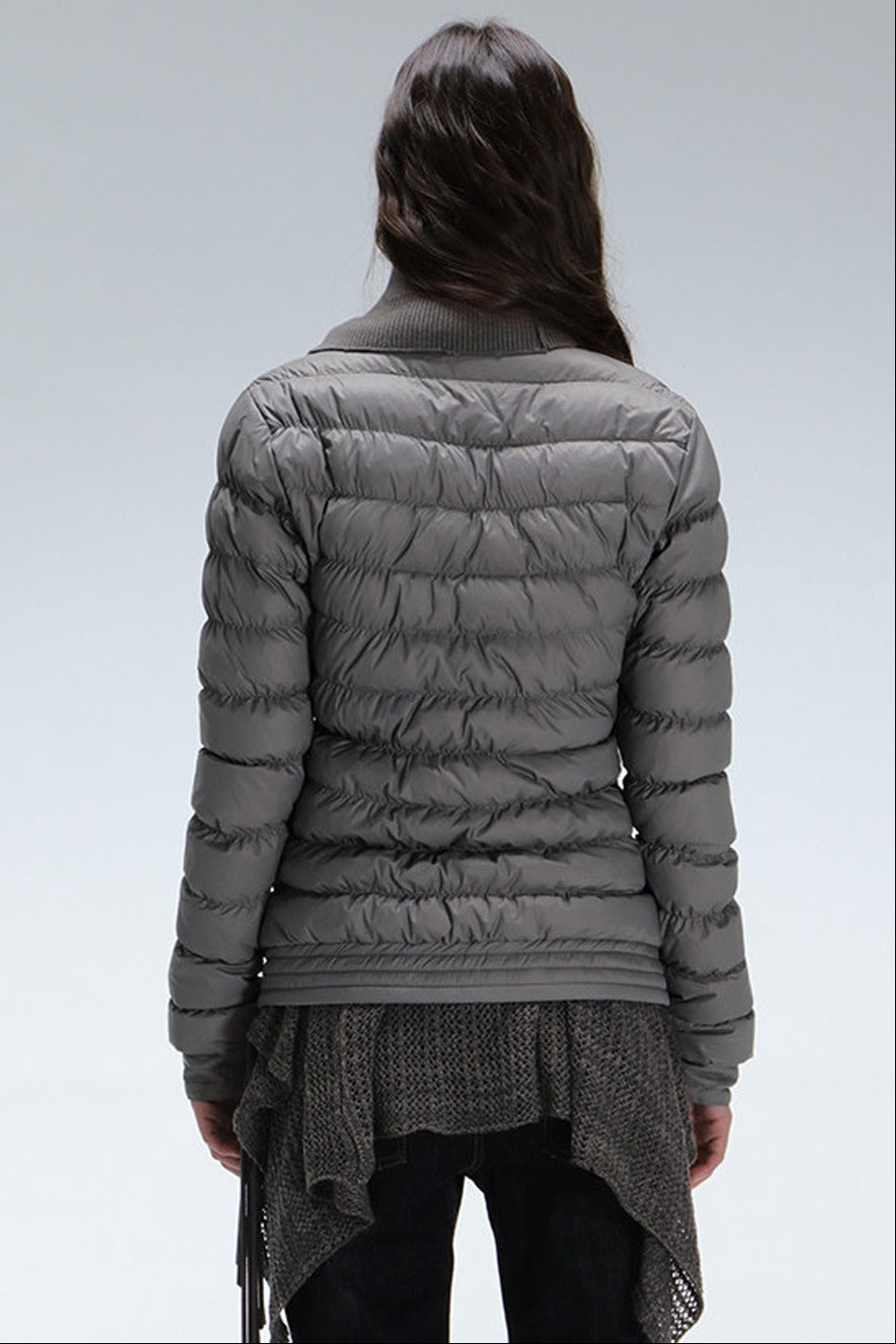 Ribbed Down Jacket