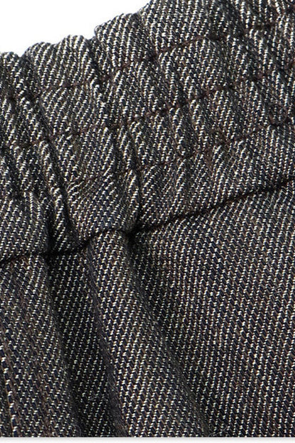 Elastic Waist Pleated Skirt