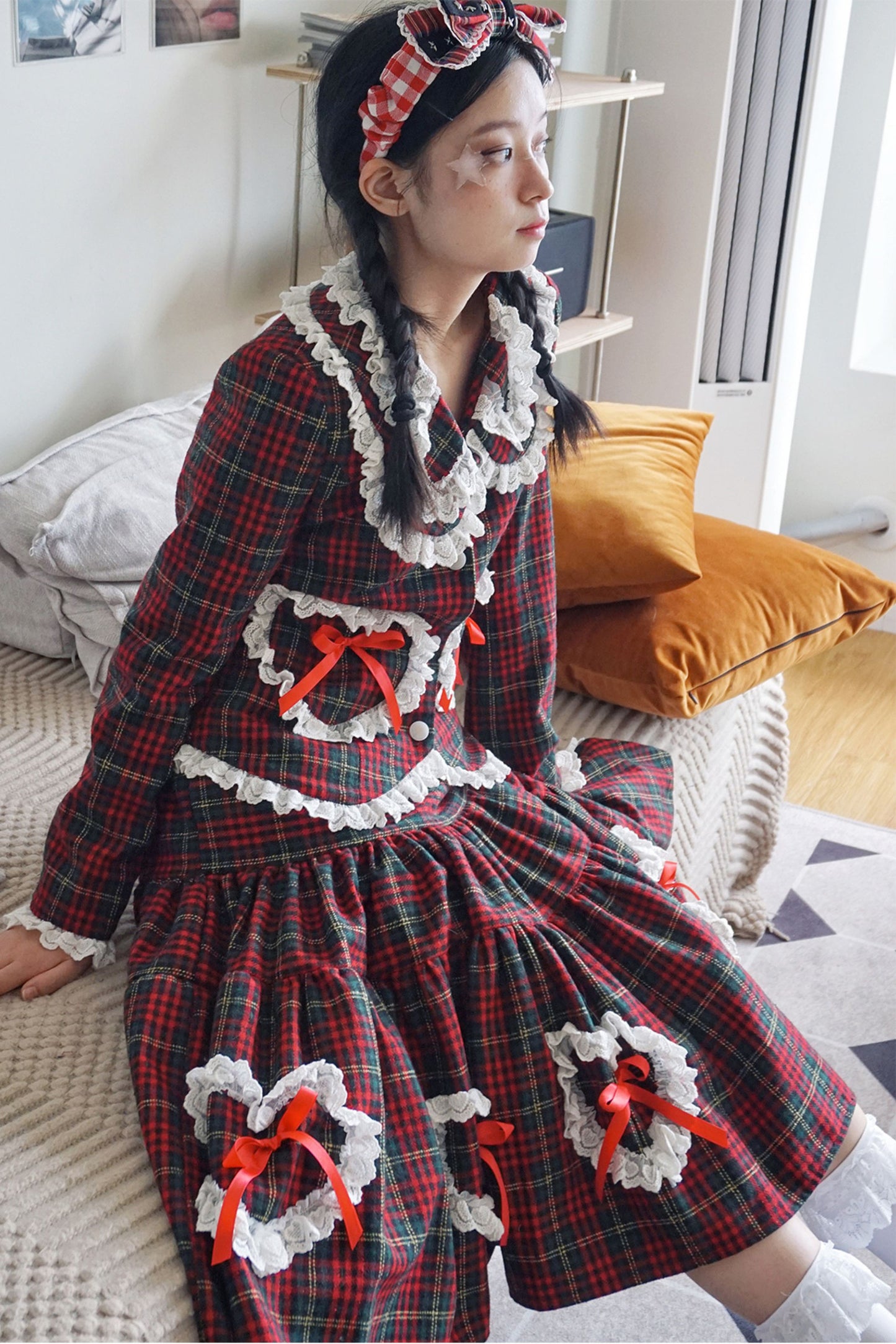 Showa Retro Woolen Skirt
