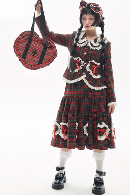 Showa Retro Woolen Skirt