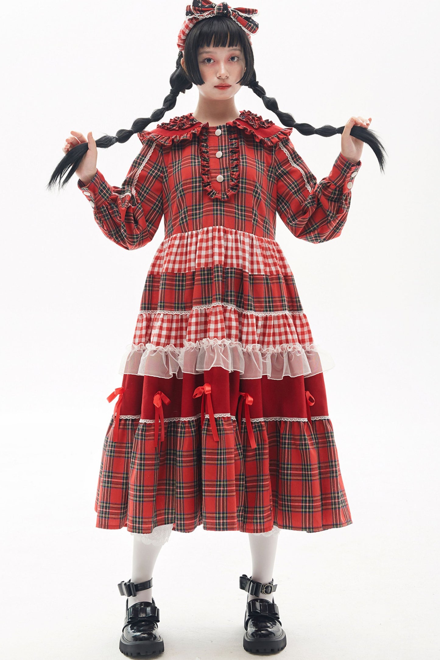 Showa Retro Red Dress