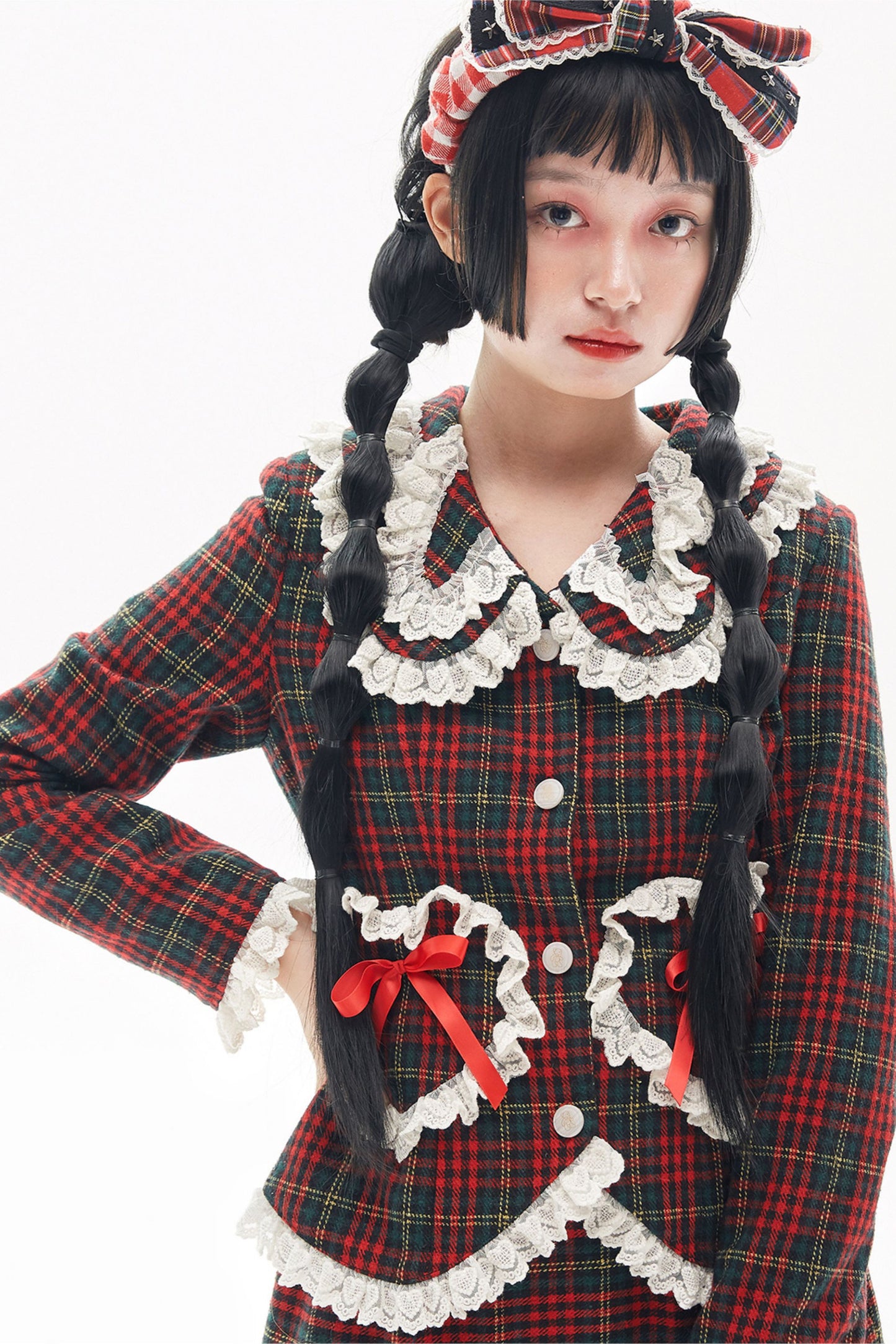 Showa Retro Red Lolita Coat