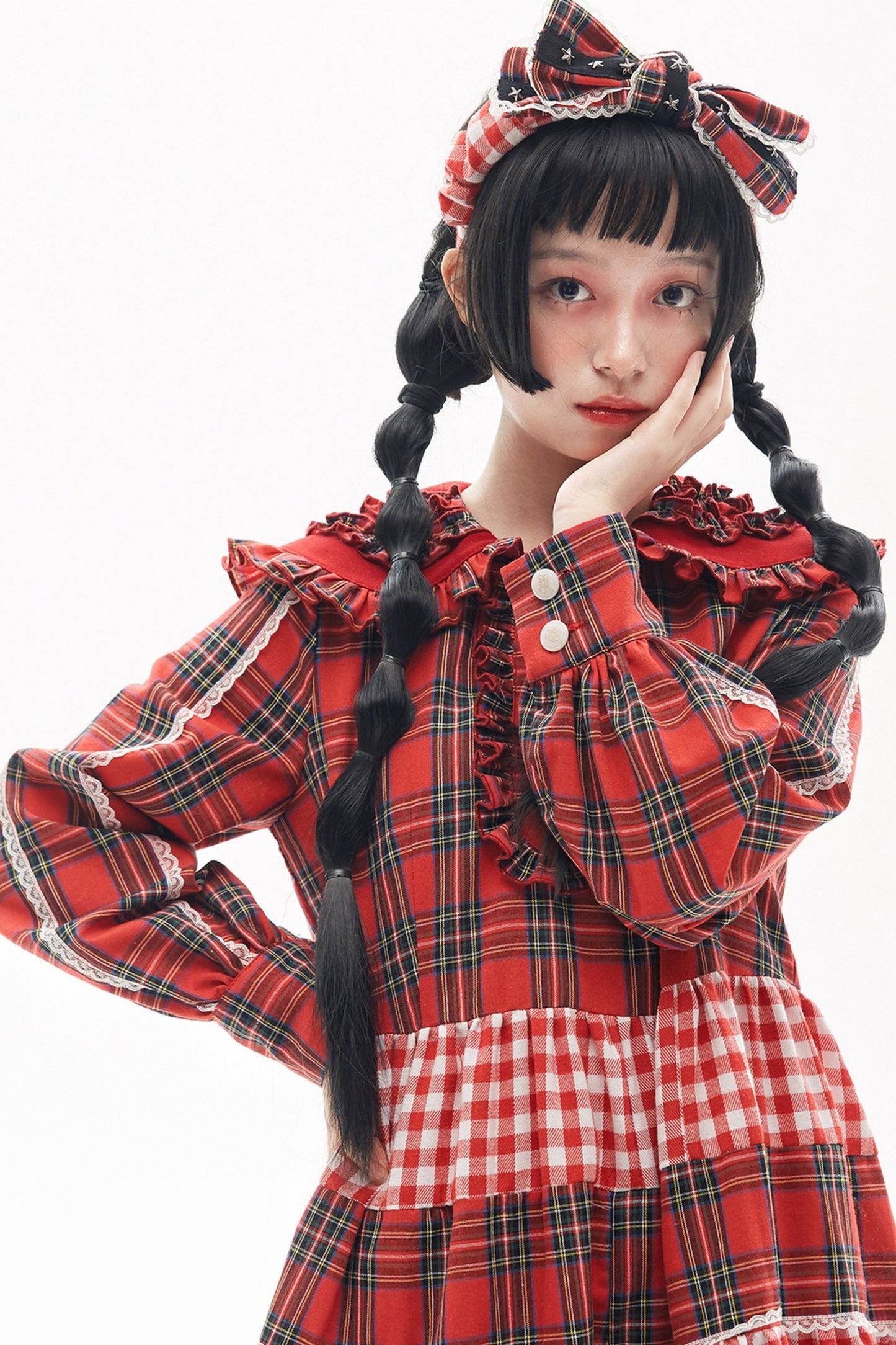 Showa Retro Red Dress