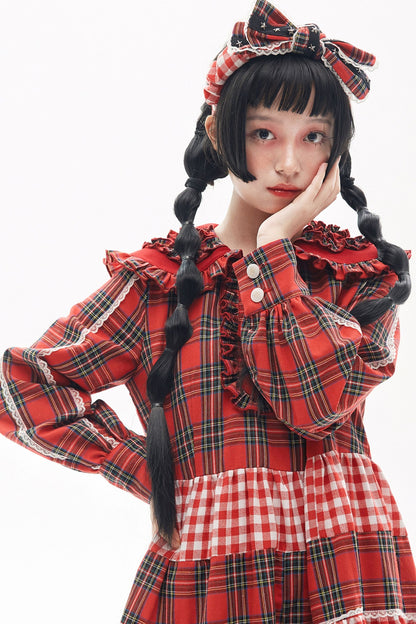 Showa Retro Red Dress