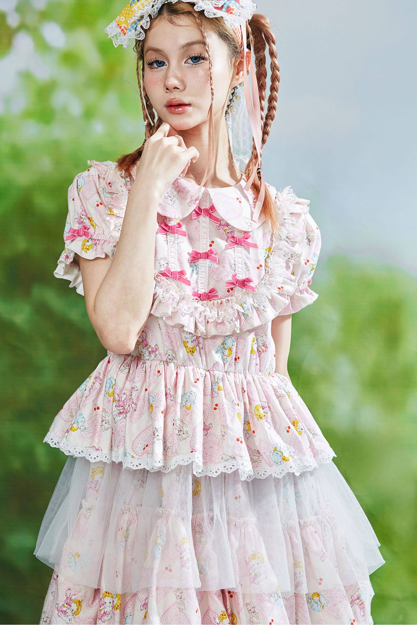 Showa-Era Pink Lolita Dress