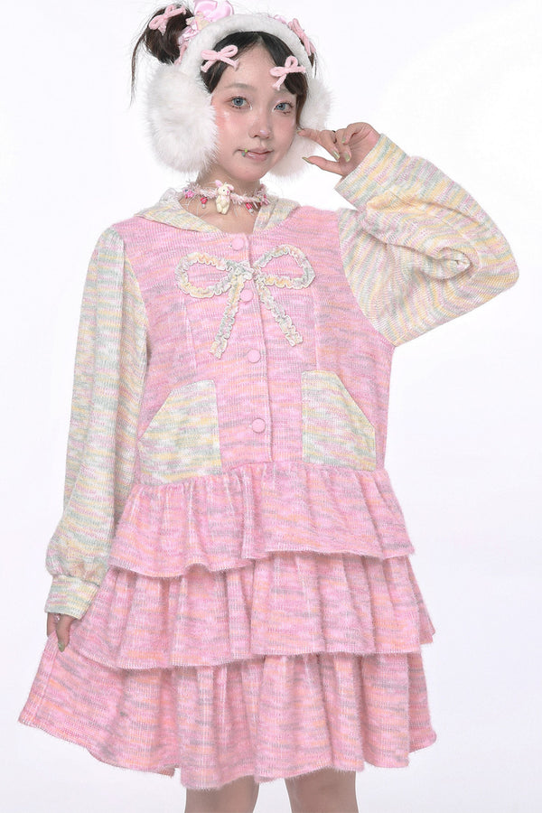 Pink Bunny-Ear Cake Dress