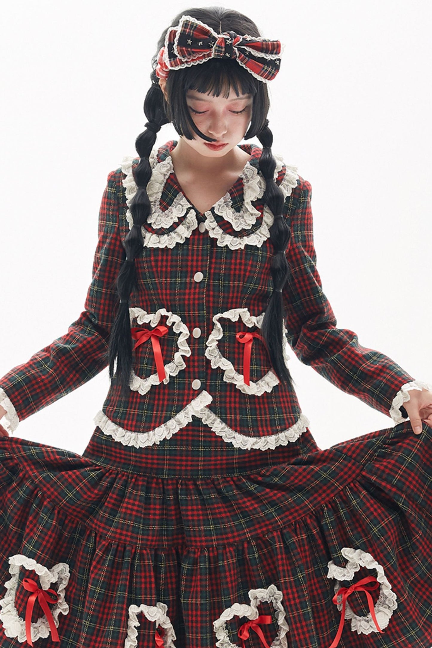 Showa Retro Woolen Skirt