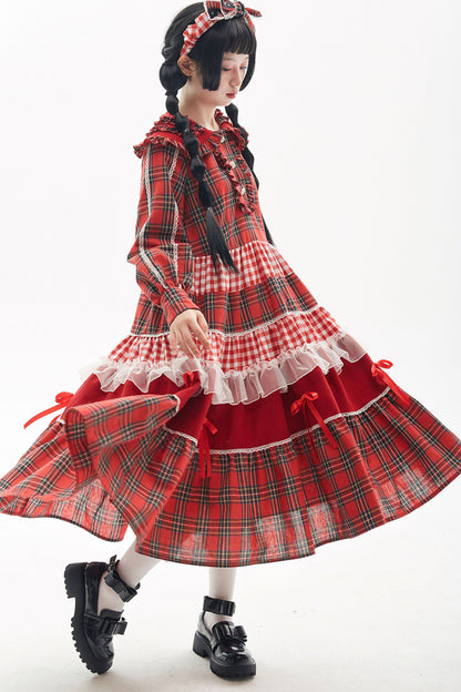 Showa Retro Red Dress