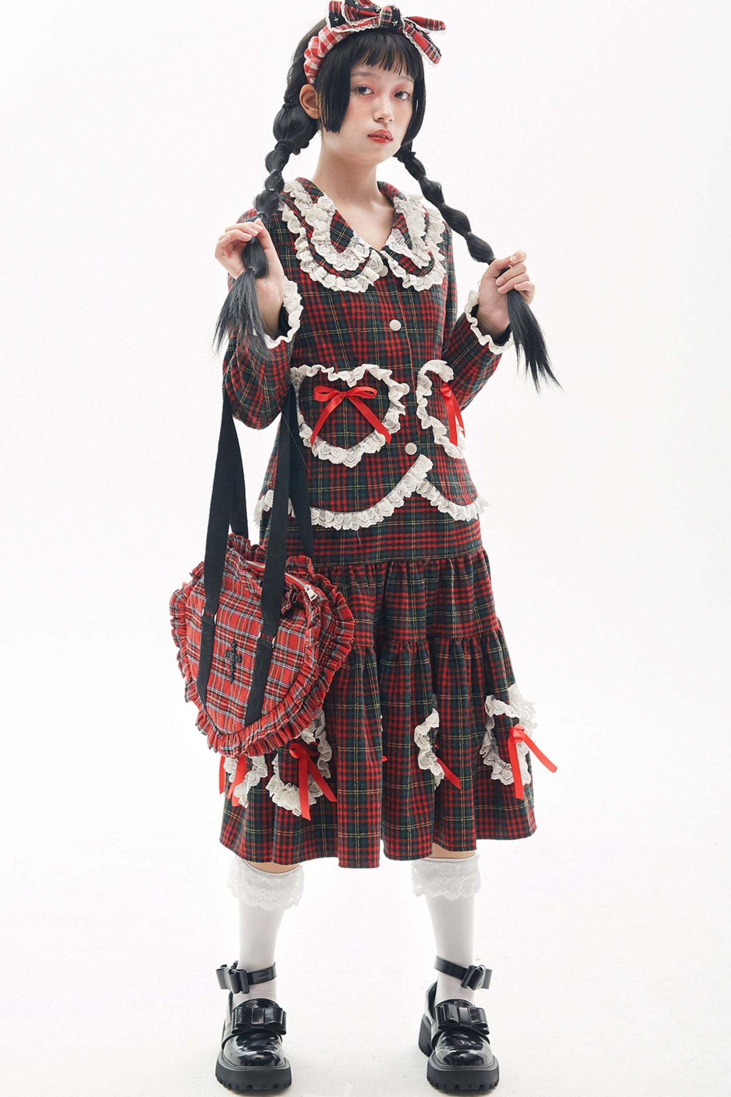 Showa Retro Red Lolita Coat