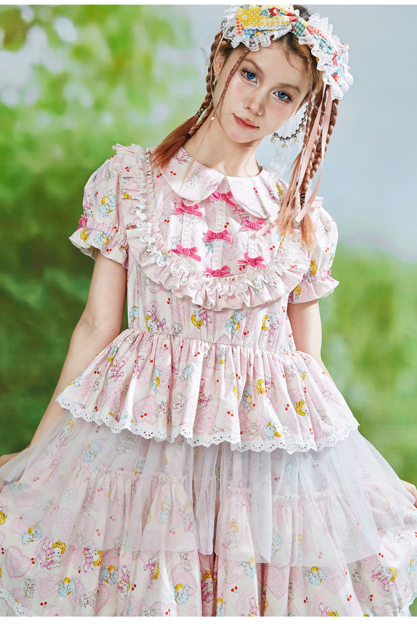 Showa-Era Pink Lolita Dress