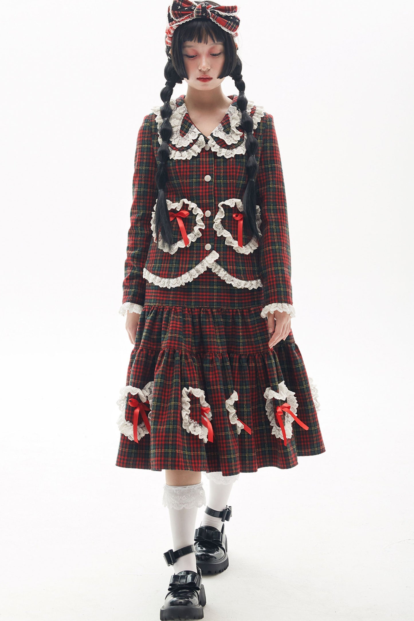 Showa Retro Woolen Skirt
