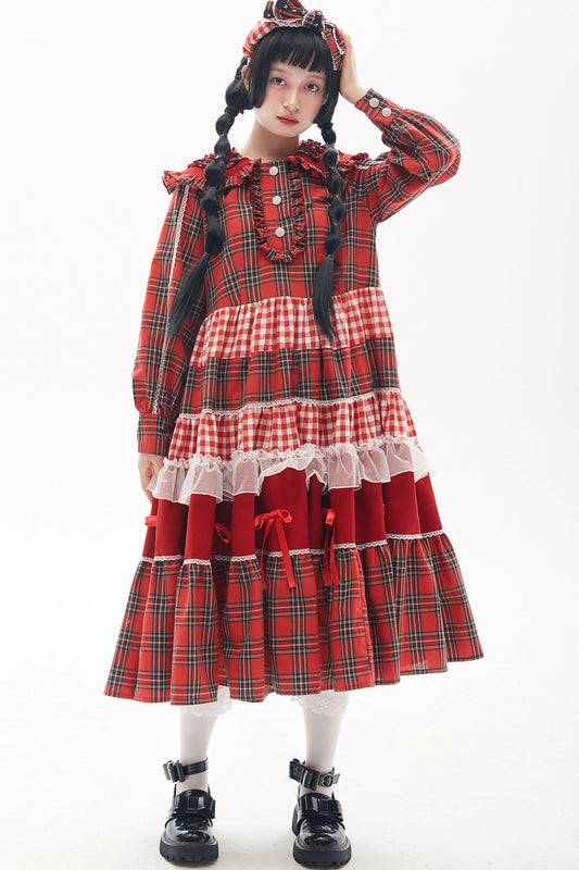 Showa Retro Red Dress