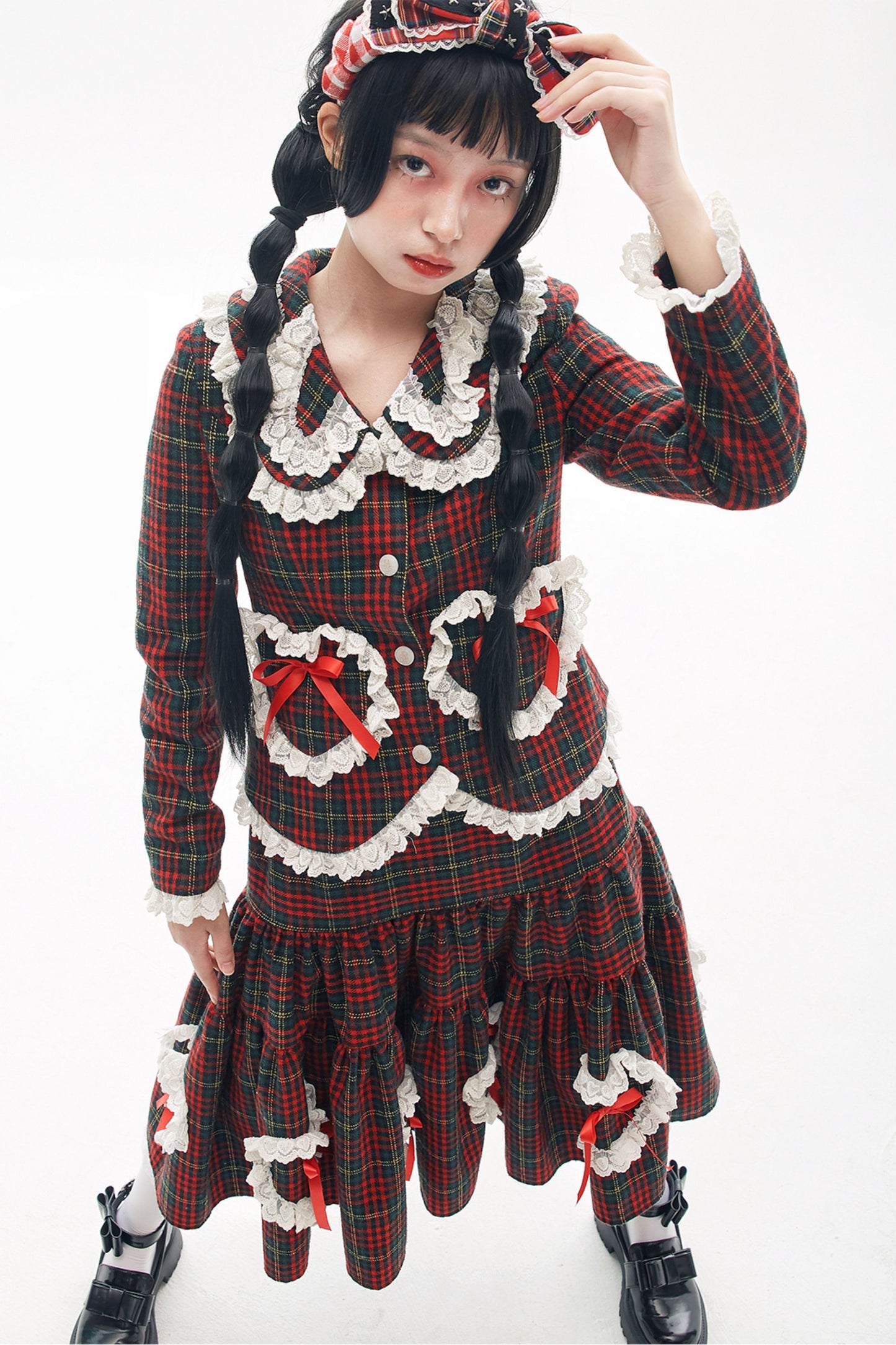 Showa Retro Red Lolita Coat