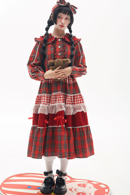 Showa Retro Red Dress