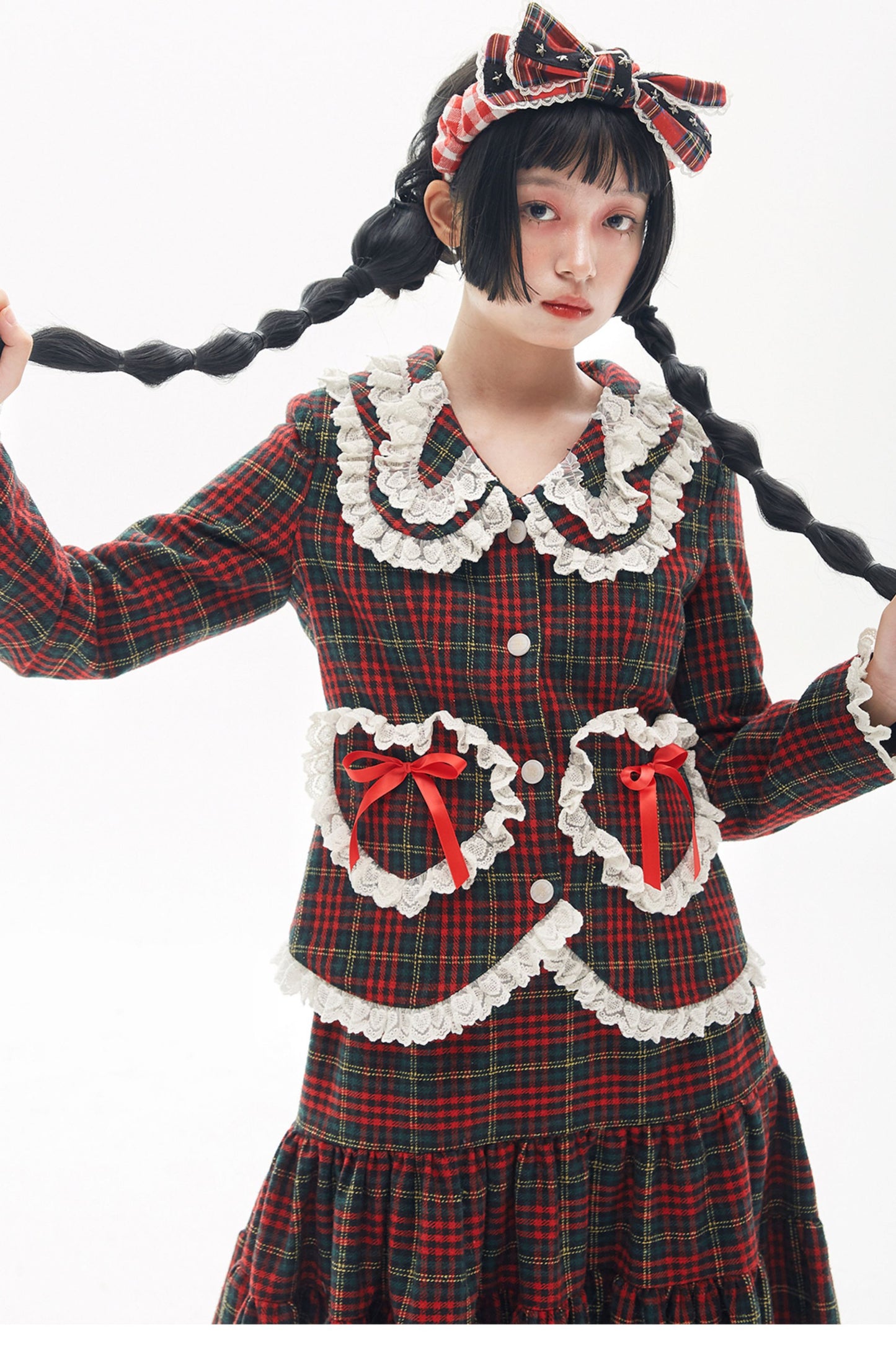Showa Retro Red Lolita Coat