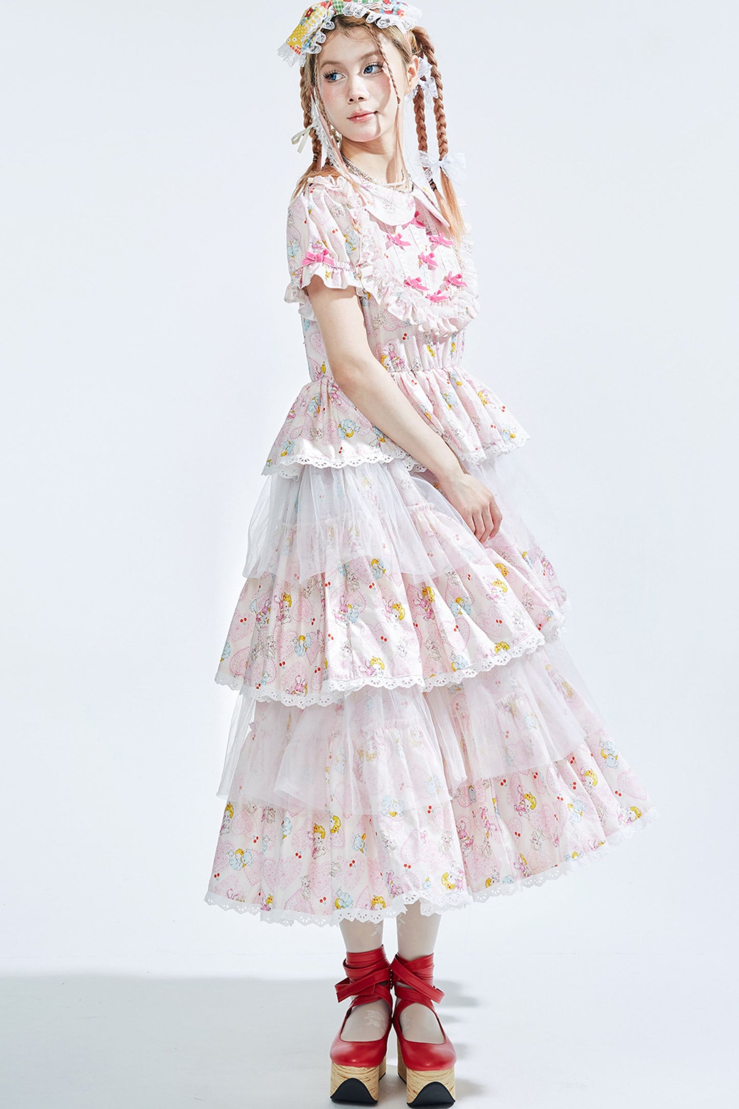 Showa-Era Pink Lolita Dress