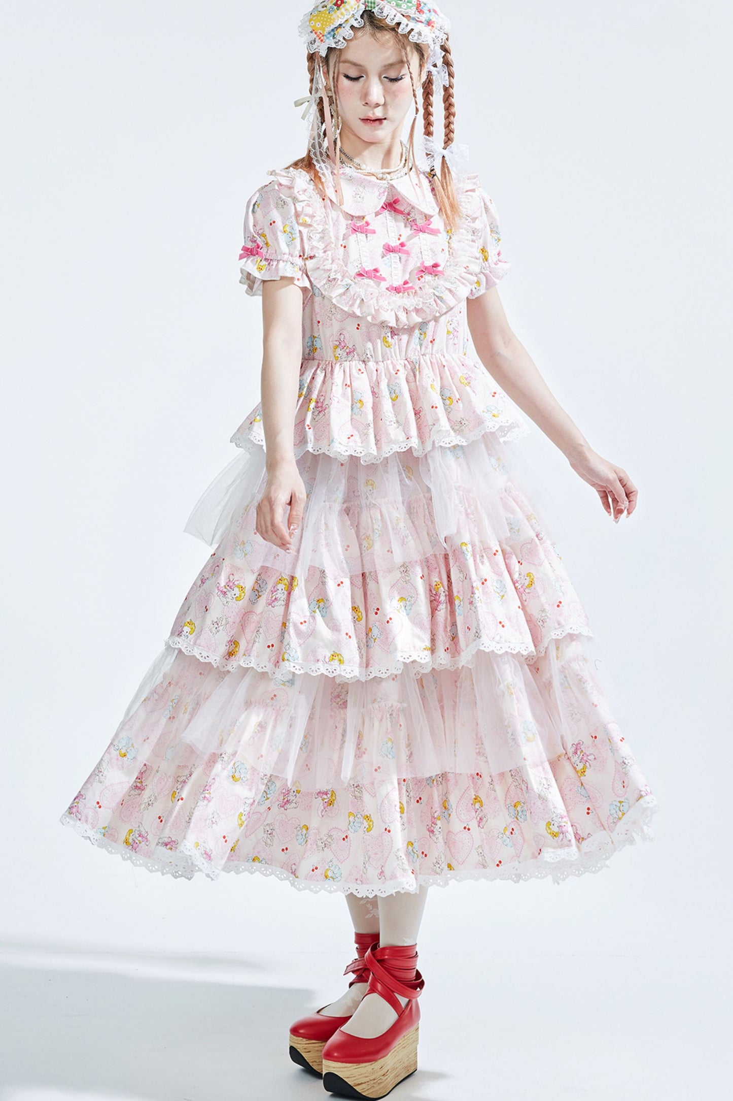 Showa-Era Pink Lolita Dress