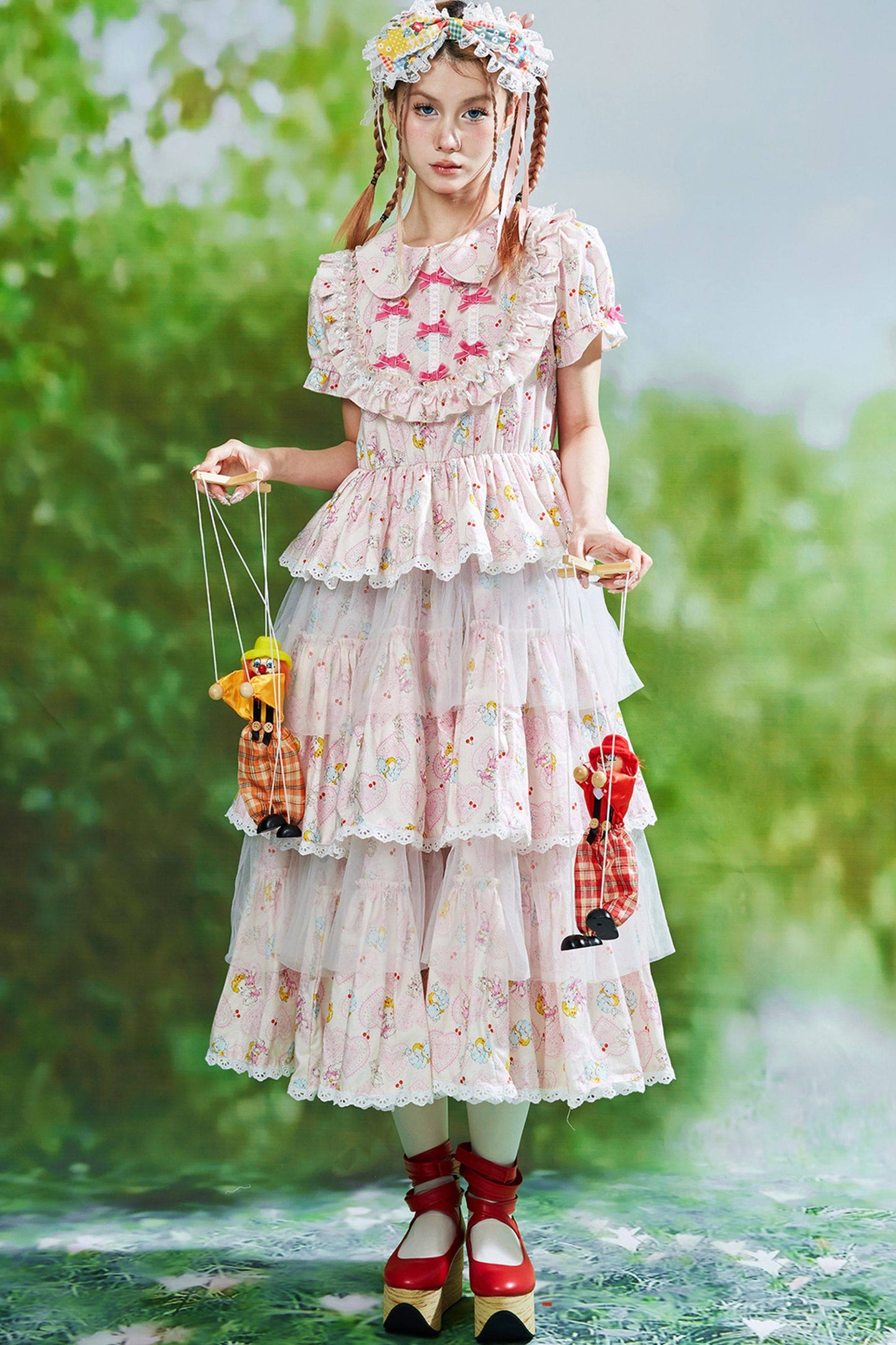 Showa-Era Pink Lolita Dress