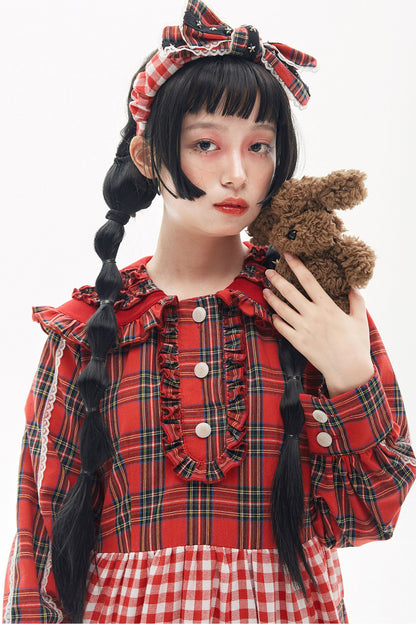 Showa Retro Red Dress