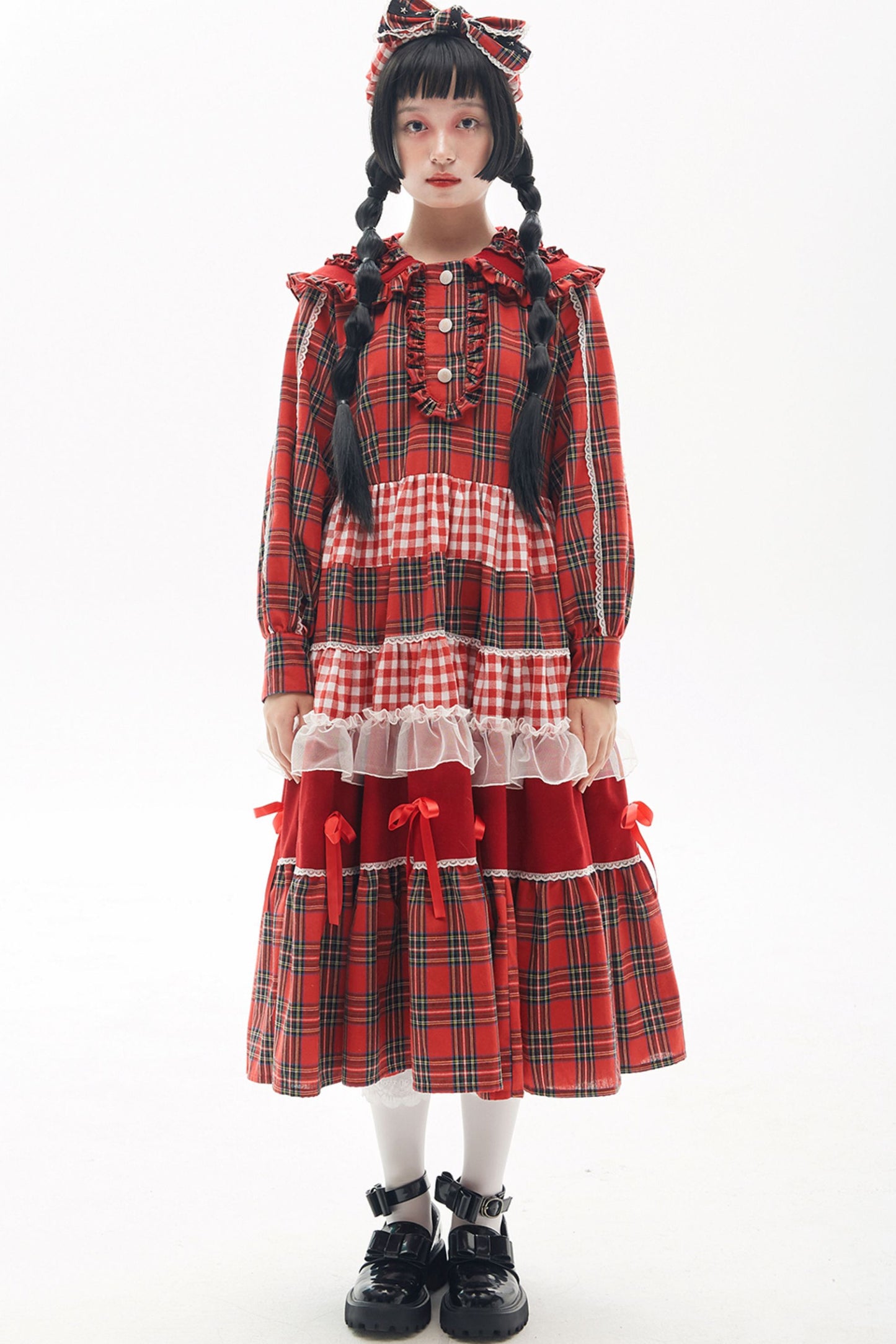 Showa Retro Red Dress