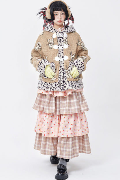 Showa Retro Patchwork Skirt