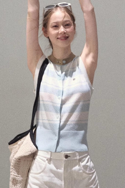 Summer Breeze Knitted Vest