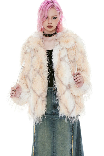 Long-Haired Eco-Friendly Fur Coat