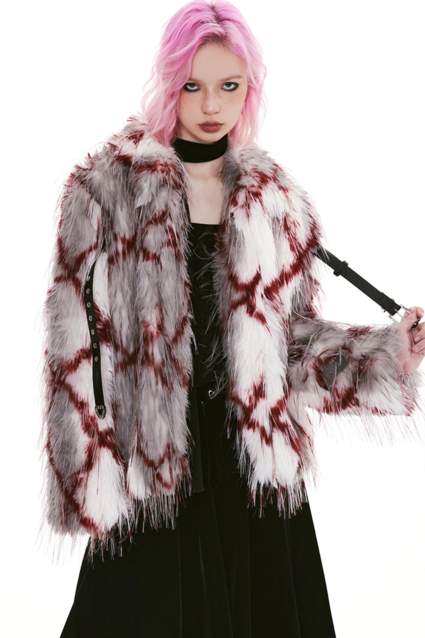 Long-Haired Eco-Friendly Fur Coat