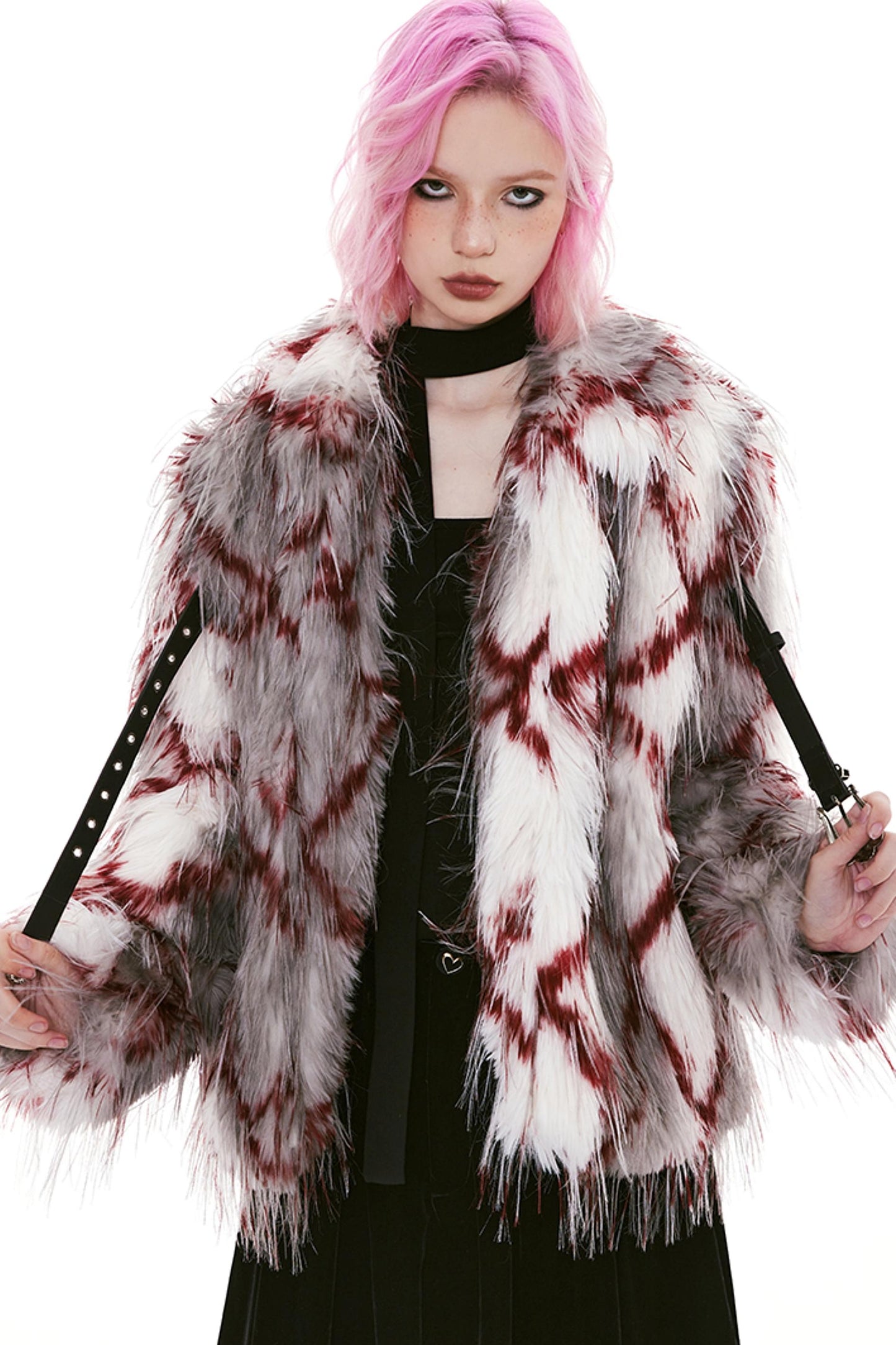 Long-Haired Eco-Friendly Fur Coat