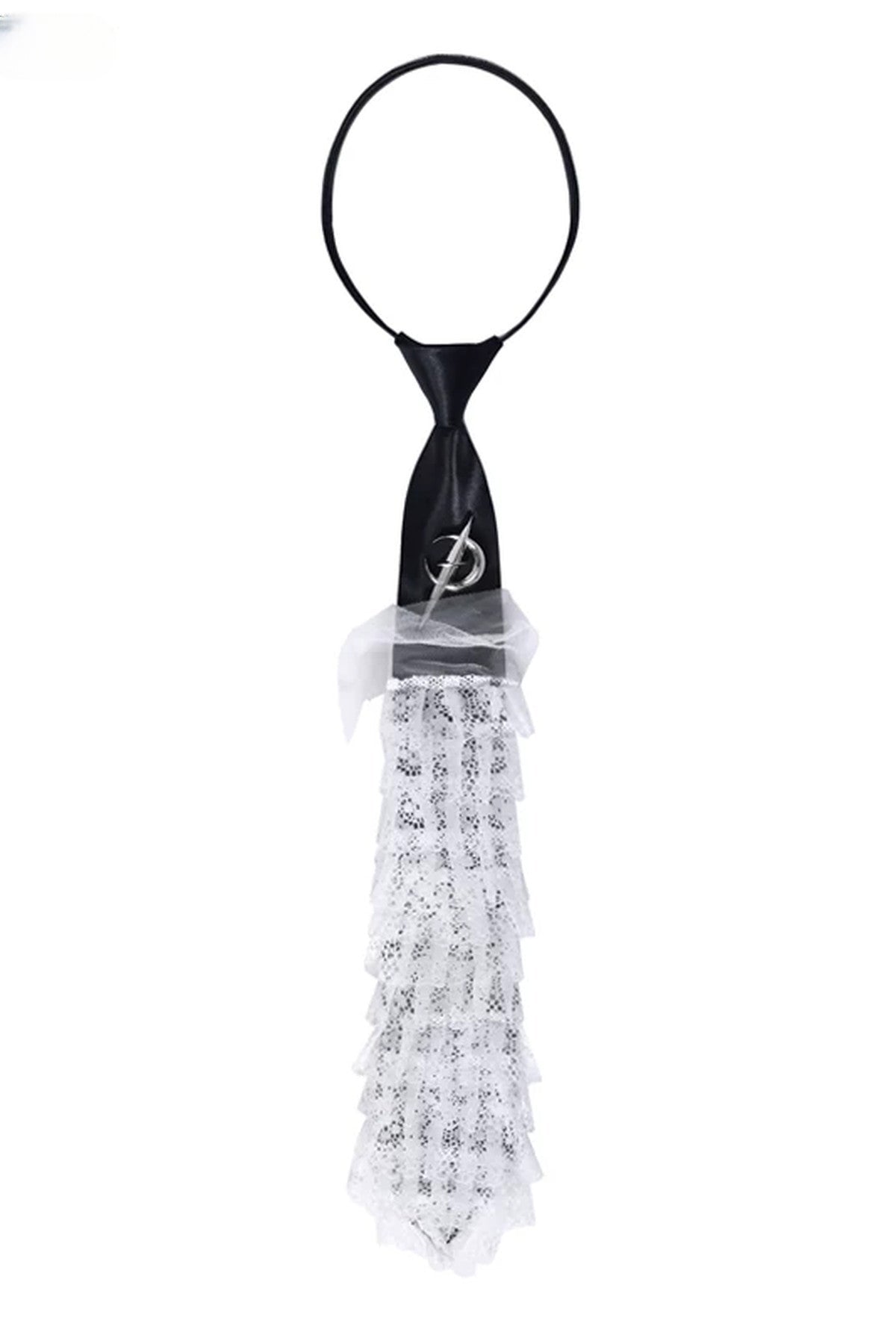 Unisex Y2K Punk Lace Tie Shirt