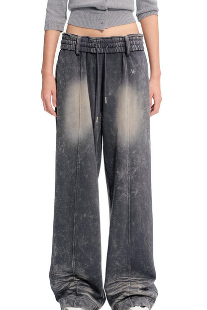 Volcano Wide-Leg Sweatpants