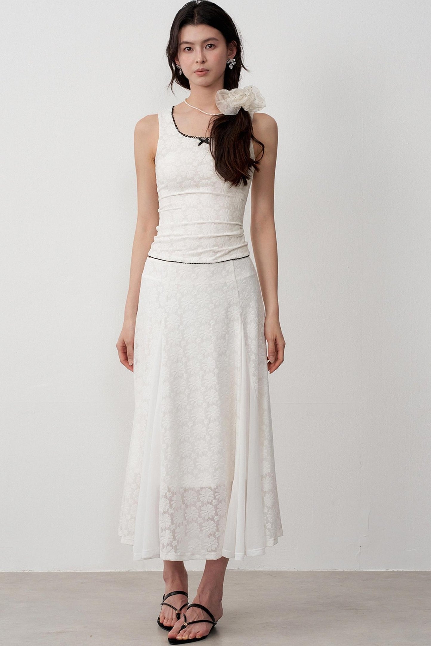 Lightweight Jacquard Stretch Slim Vest