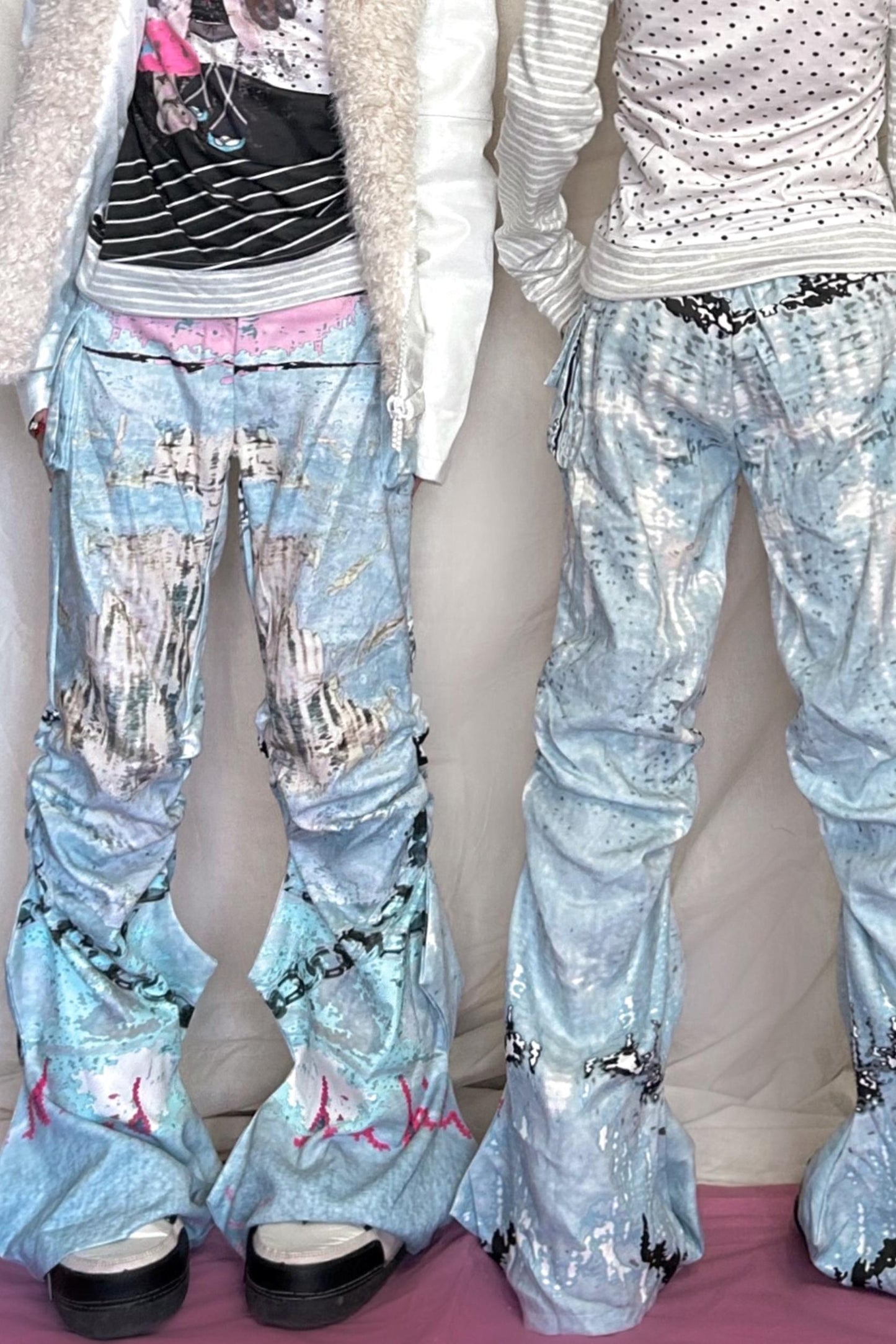 Original Graffiti Pleated Trousers