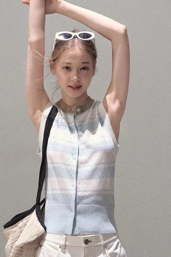 Summer Breeze Knitted Vest