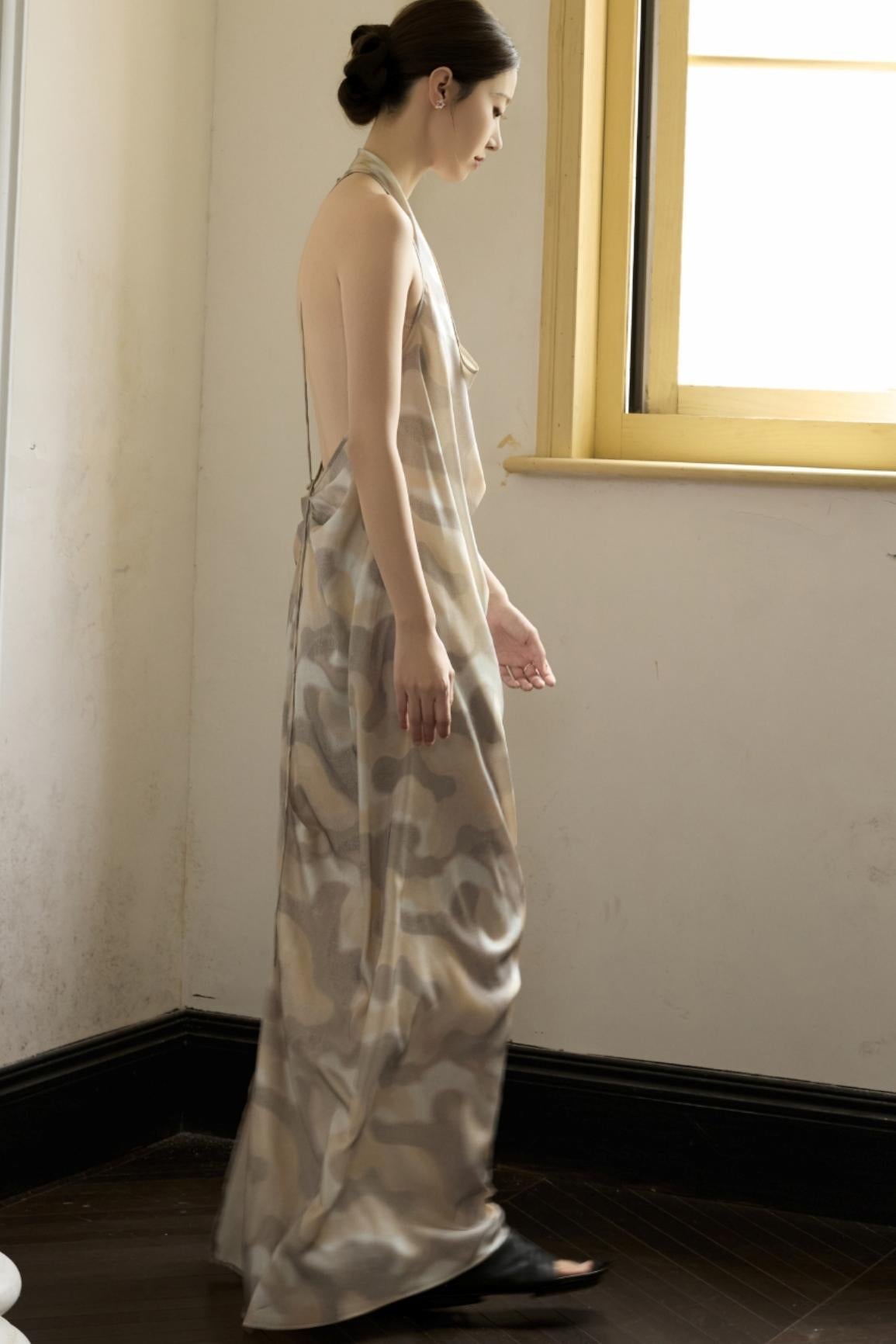 Moonlit Halterneck Dress