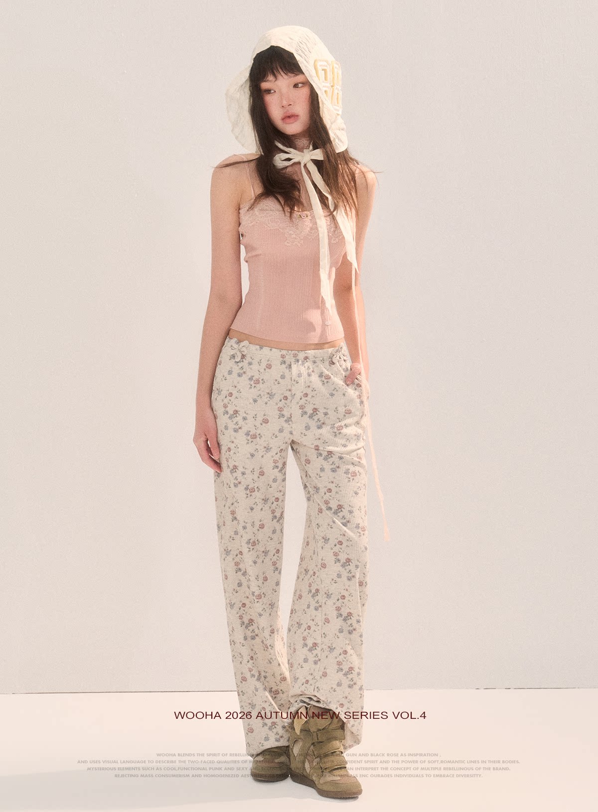 Floral Straight-Leg Pants