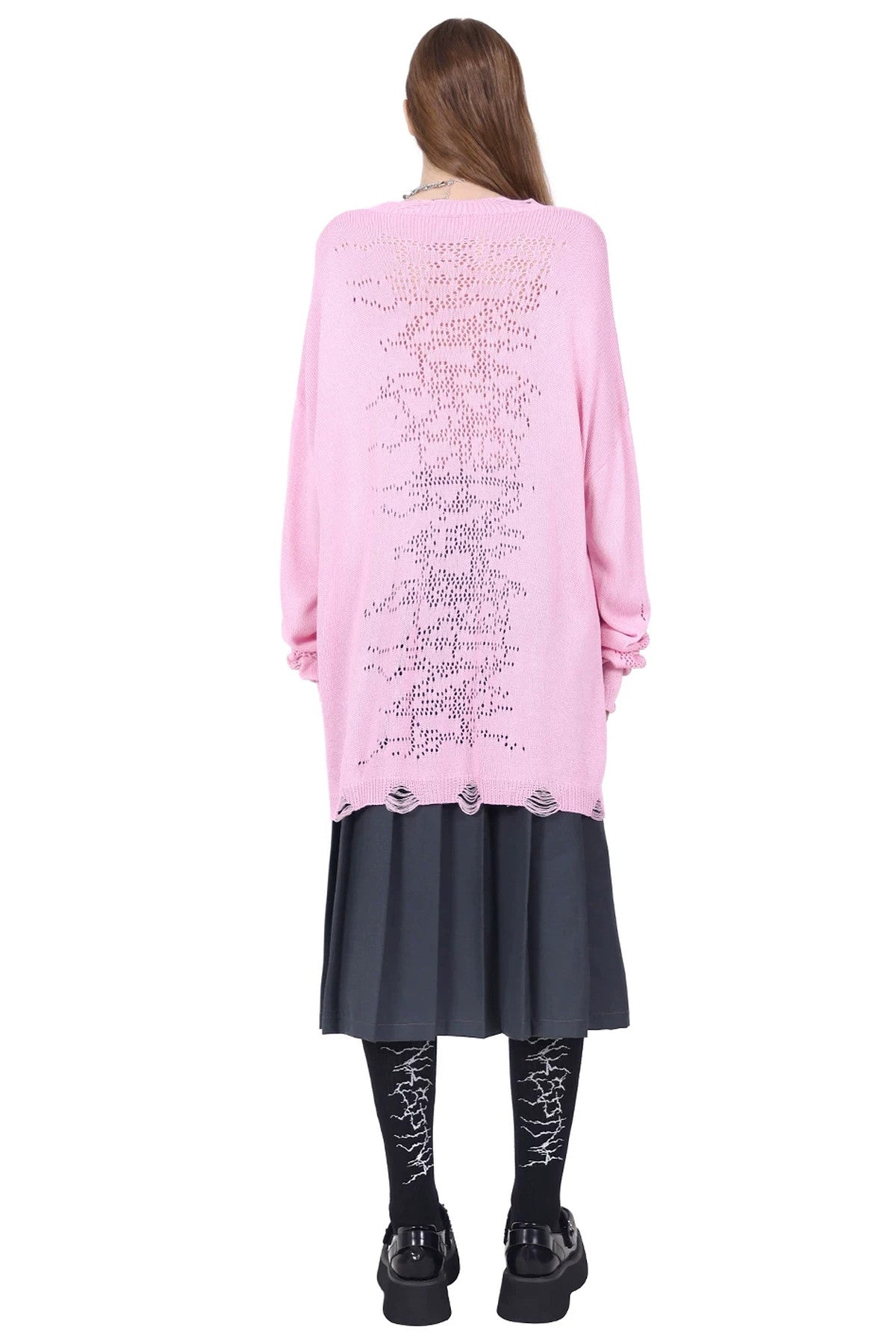 Y2K Hollow Out Knit Top