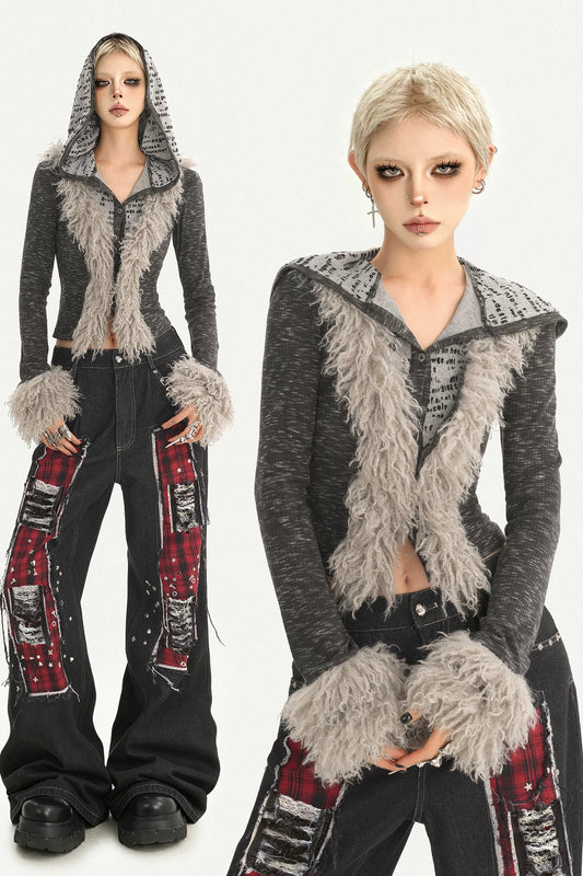 Plush Cuff Hoodie