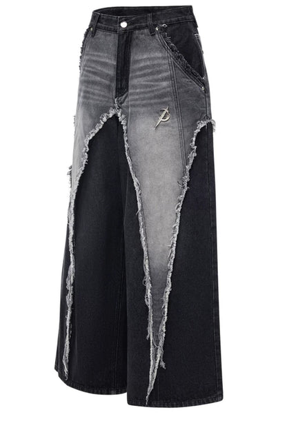 Deconstructed Wasteland Denim Pants